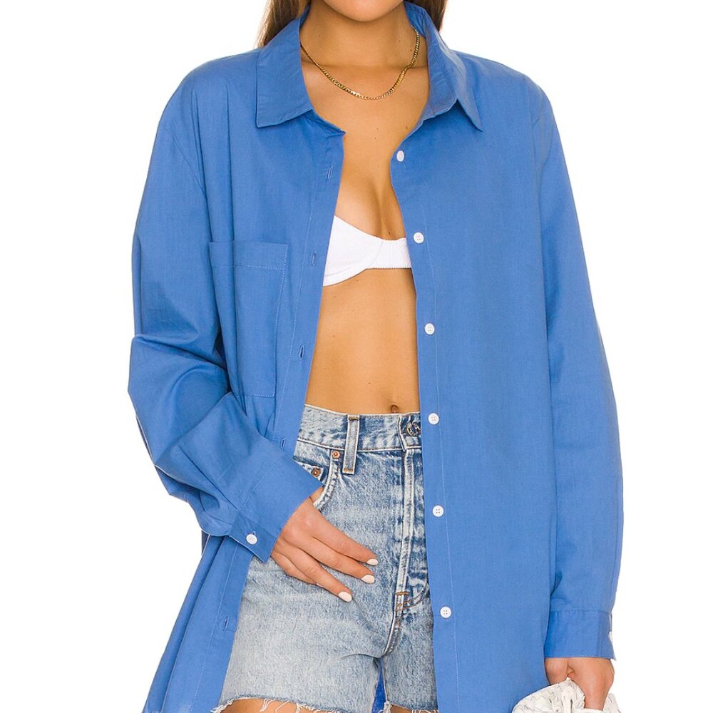 SNDYS Pool Cover Up / Button Up - US Womens S